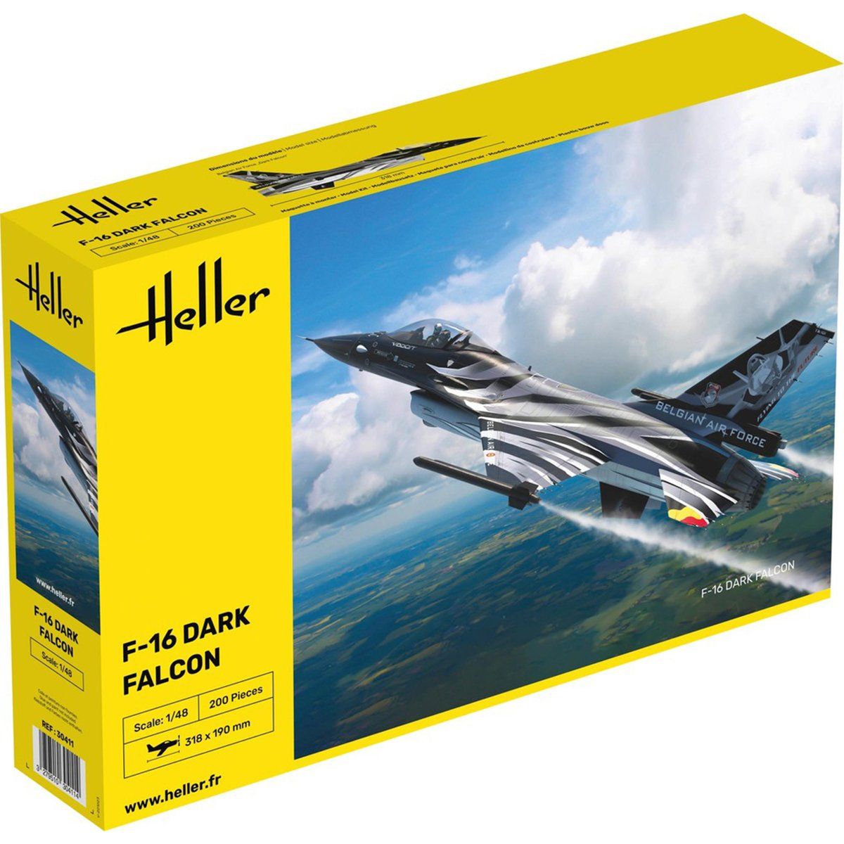 Heller 1/48 F-16 Dark Falcon New Tool