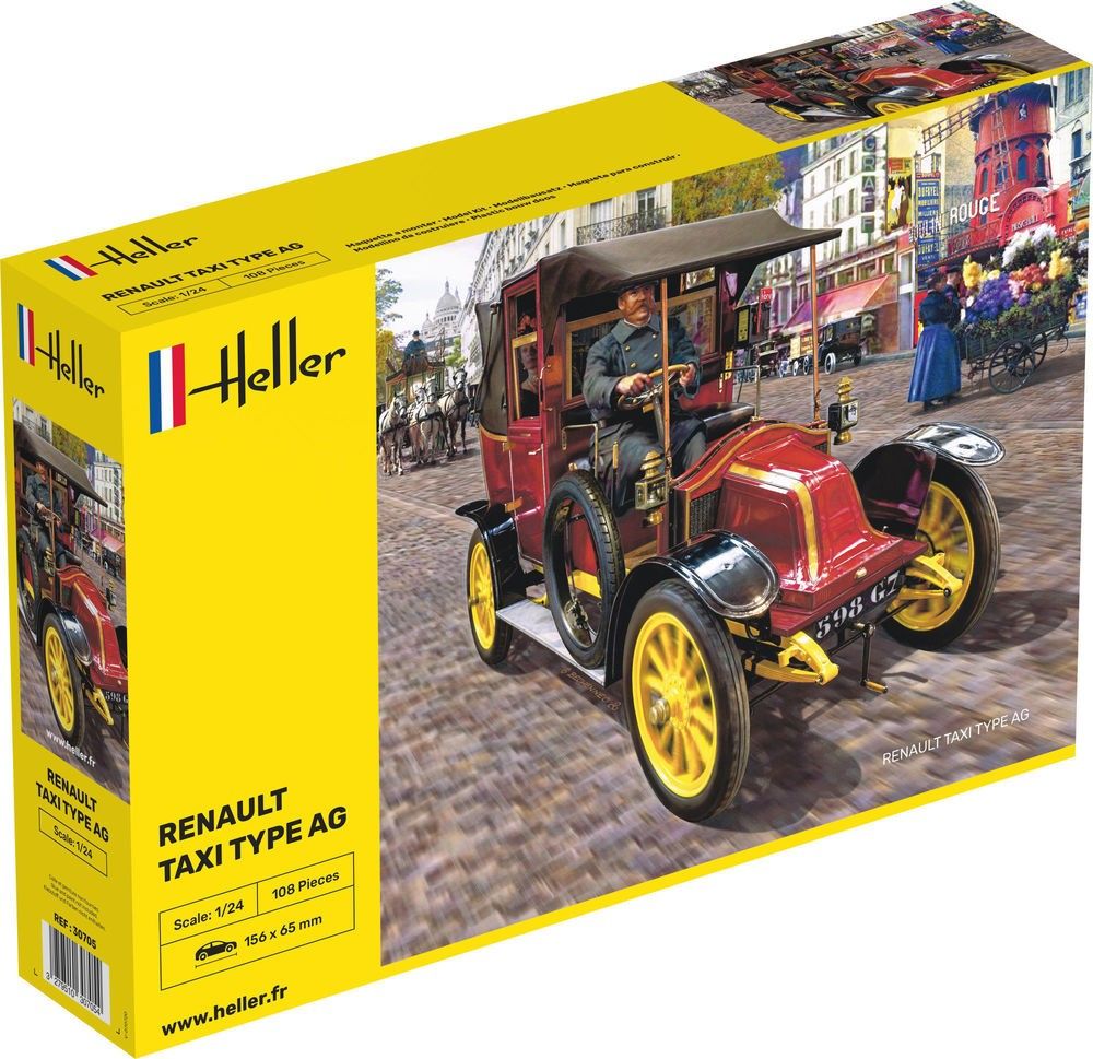 Heller 1/24 Renault Taxi Type AG