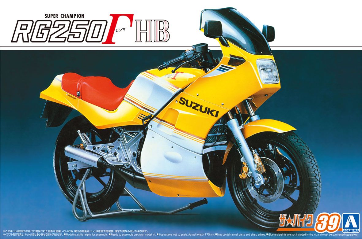 Aoshima 1/12 1984 Suzuki GJ21A RG250 HBG