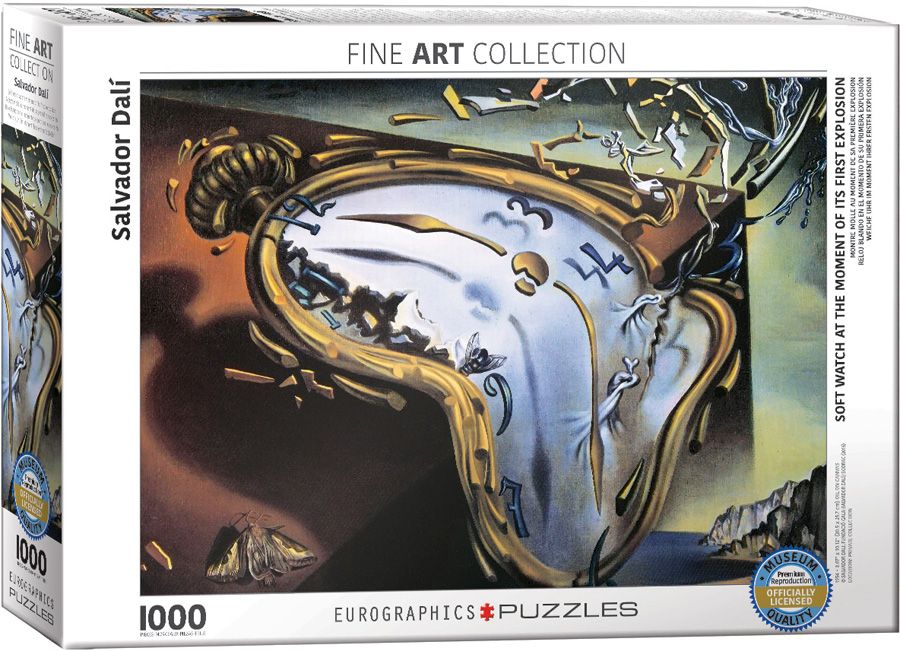 Eurographics Soft Watch at First Explosion by Dali 1000 piece