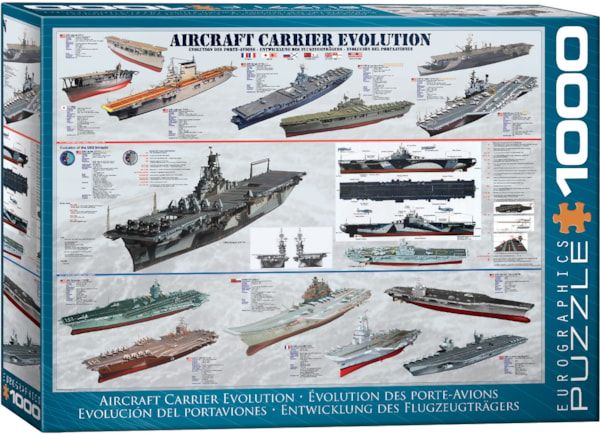 Eurographics Aircraft Carrier Evolution 1000 piece