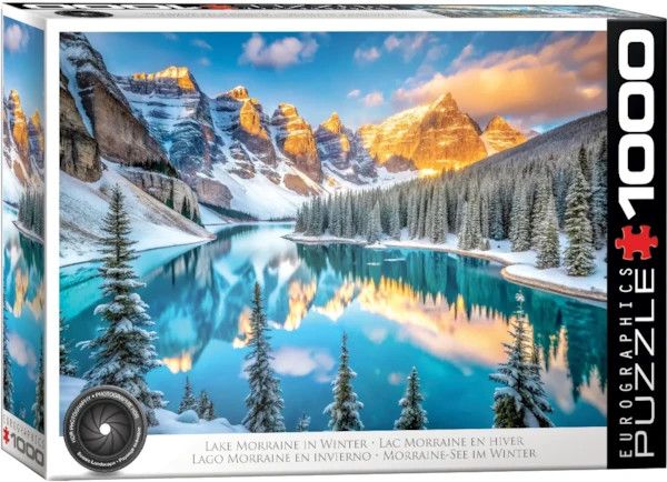 Eurographics Lake Morraine in Winter 1000 piece