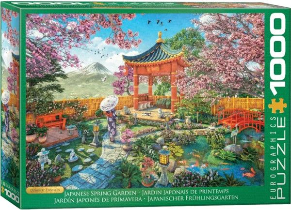 Eurographics Japanese Spring Garden by D Davison 1000 piece
