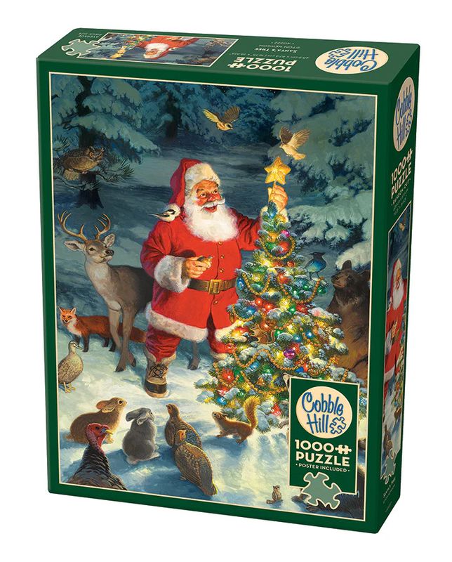 Cobble Hill Santa&#39;s Tree 1000 piece