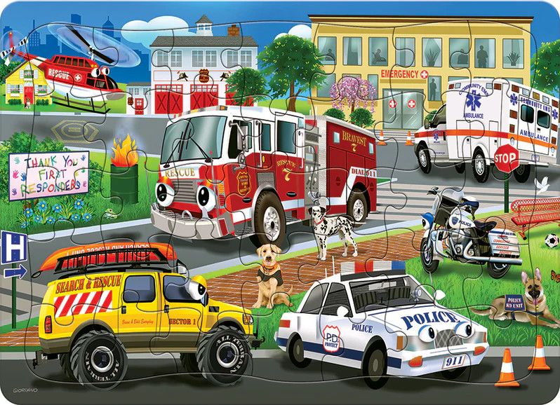 Cobble Hill Emergency Response 35 piece Tray Puzzle