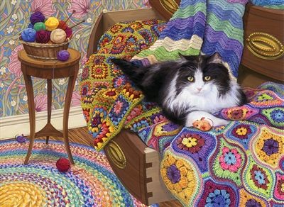 Cobble Hill Comfy Cat 1000 piece
