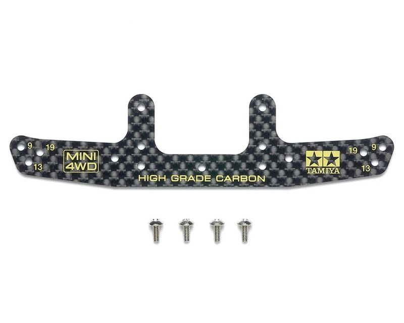 Tamiya Mini 4WD JR HG 1.5mm Carbon Fiber Rear Bumper Plate