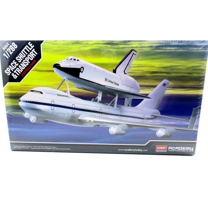 Academy 1/288 Space Shuttle and 747 Carrier