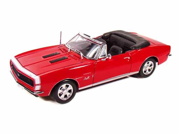 Maisto 1/18 SE 1967 Chevrolet Camaro SS 396 Convertible Red