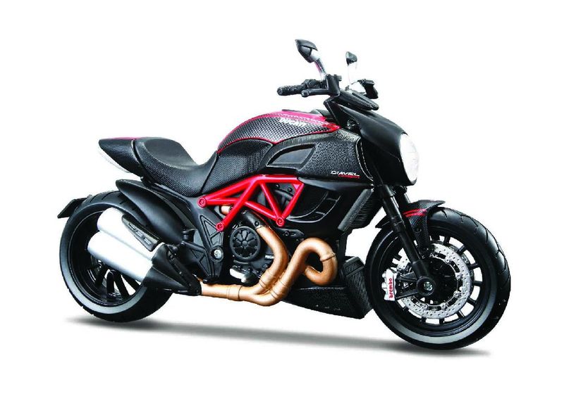 Maisto 1/12 Assembly Line Ducati Diavel Carbon Red/Black