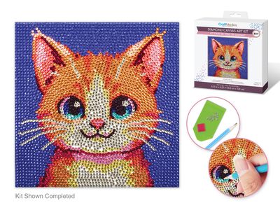 CraftMedley DIY Diamond Painting Kit Kitten