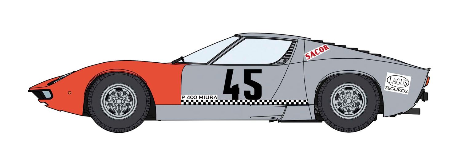 Hasegawa 1/24 Lamborghini Miura P400 1968 ACP GP