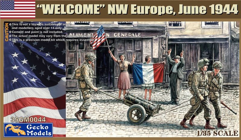 Gecko 1/35 US Paratroopers WELCOME NW Europe June 1944