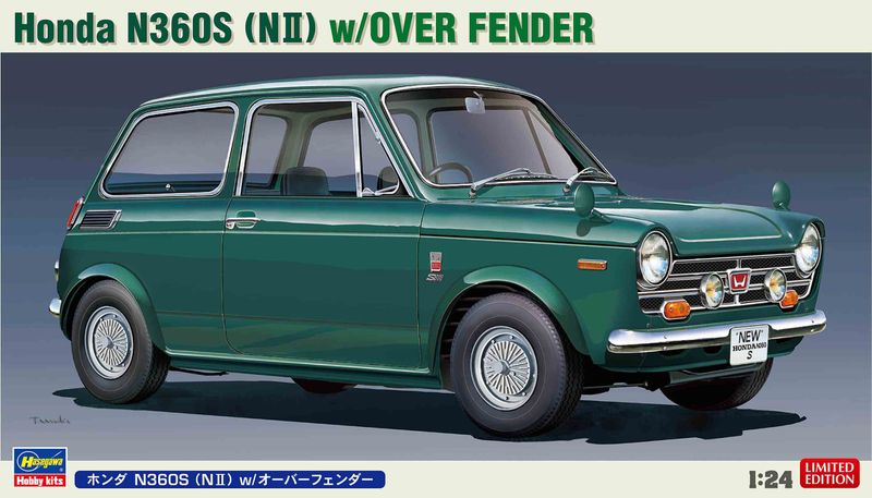 Hasegawa 1/24 Honda N360S N II with Over Fender