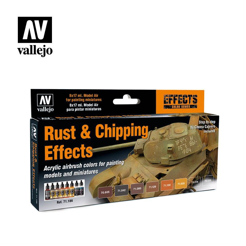 Rust And Chipping Effects Paint Set
