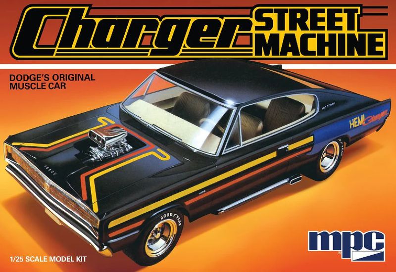 MPC 1/25 1967 Dodge Charger Street Machine