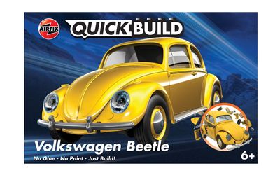 Airfix Quick Build Volkswagen Beetle Yellow