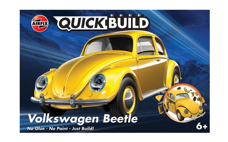 Airfix Quick Build Volkswagen Beetle Yellow