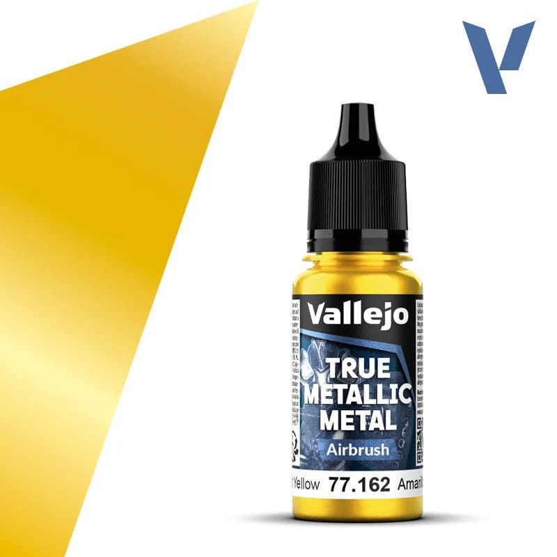 Vallejo True Metallic Light Radiant Yellow 18ml