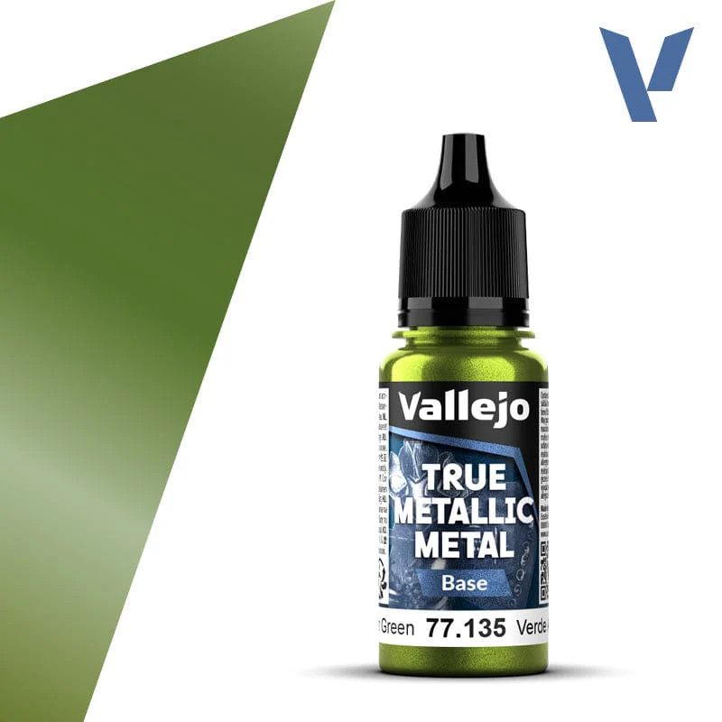 Vallejo True Metallic Light Amber Green 18ml