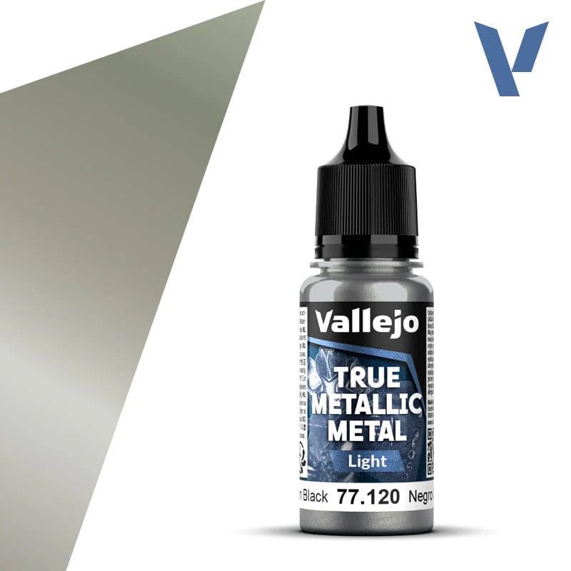 Vallejo True Metallic Light Obsidian Black 18ml