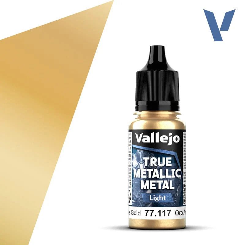 Vallejo True Metallic Light Arcane Gold 18ml