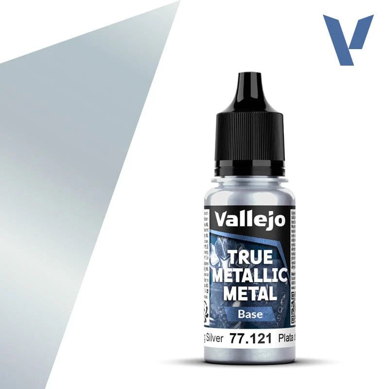 Vallejo True Metallic Base Sterling Silver 18ml