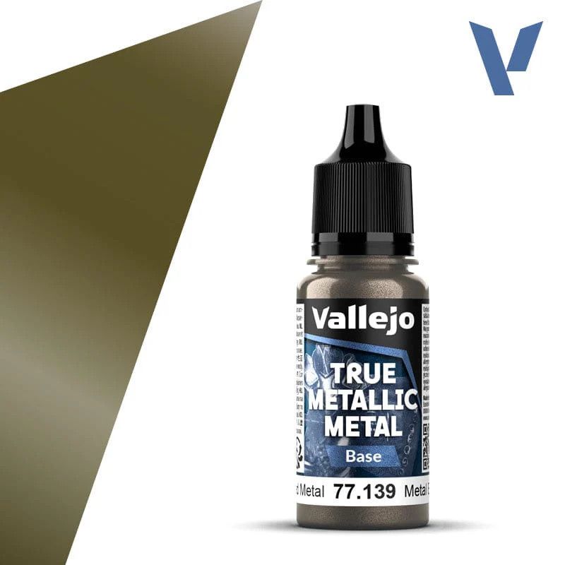 Vallejo True Metallic Base Aged Metal 18ml