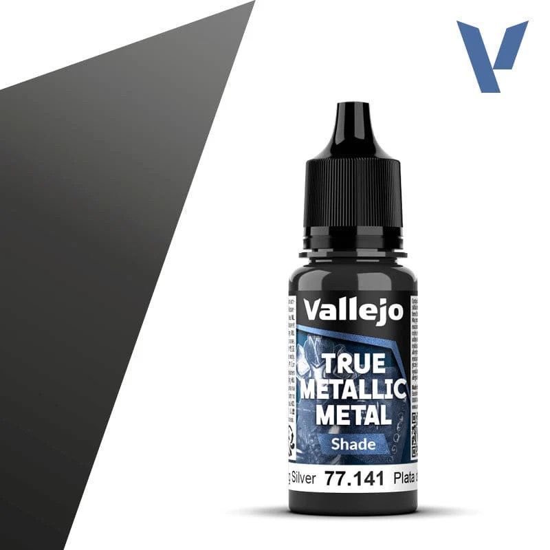 Vallejo True Metallic Shade Sterling Silver 18ml