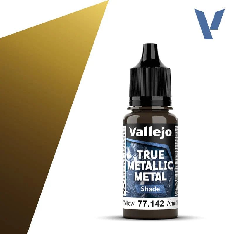 Vallejo True Metallic Shade Radiant Yellow 18ml