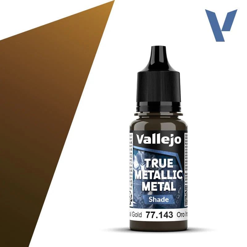 Vallejo True Metallic Shade Imperial Gold 18ml