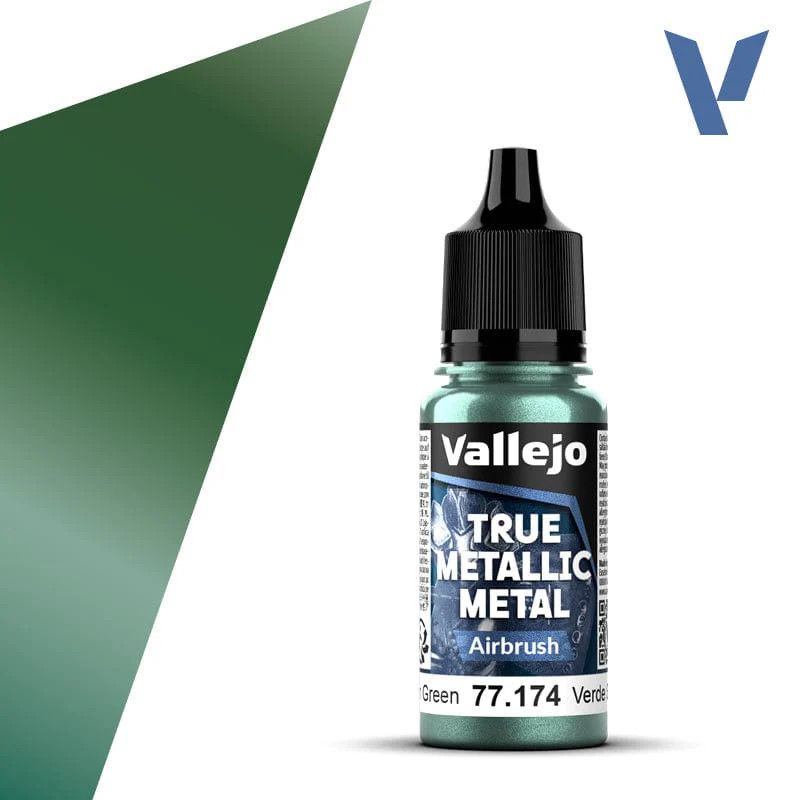 Vallejo True Metallic Airbrush Dusken Green 18ml