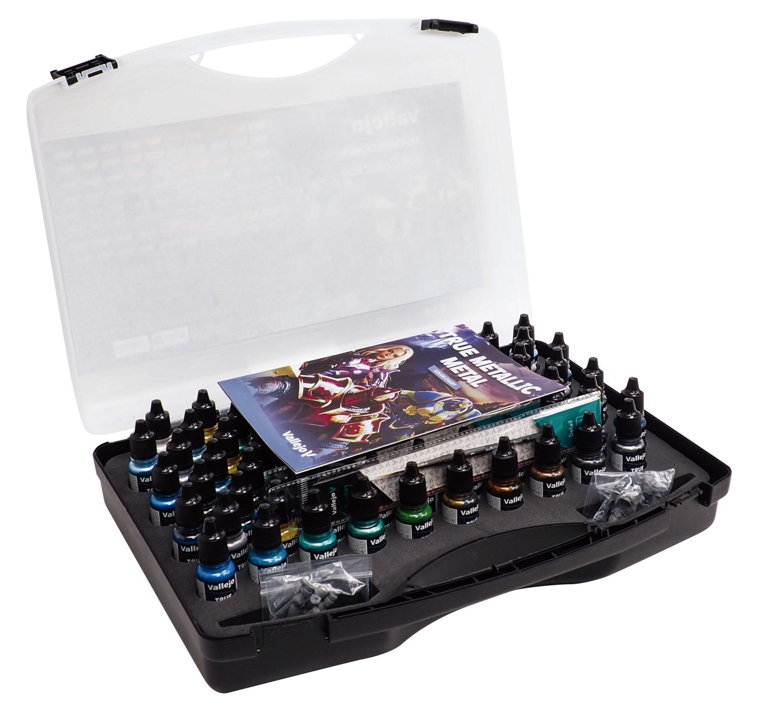 Vallejo True Metallic 80 Piece Colour Set with Case