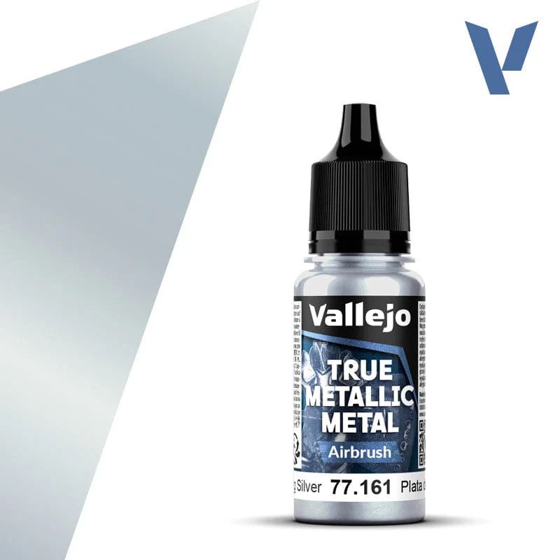 Vallejo True Metallic Airbrush Sterling Silver 18ml