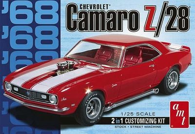AMT\ERTL 1/25 1968 Chevrolet Camaro Z/28 2 in 1 Customizing Kit Stock Street Machine