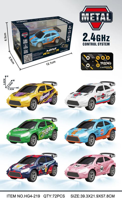 RC Pro 1/64 RC Sport Car with APP Control Assorted Colours