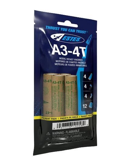 Estes Rockets A3-4T Bagged Set