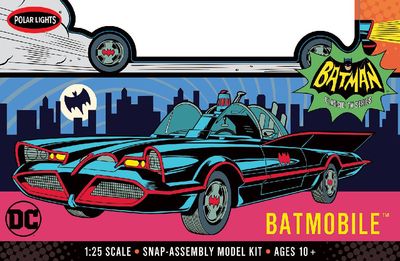 Polar Lights 1/25  TV Batmobile Snap Model Kit