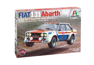 Italeri 1/24 Fiat 131 Abarth 1977 San Remo Rally Winner