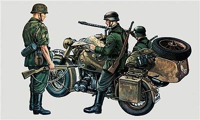 Italeri 1/35 BMW R75 with Side Car