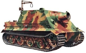 Tamiya 1/35 German 38cm Assault Mortar Sturmtiger