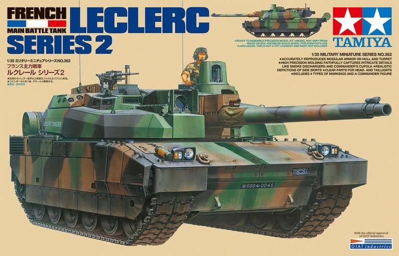 Tamiya 1/35 Leclerc Series 2 French Main Battle Tank