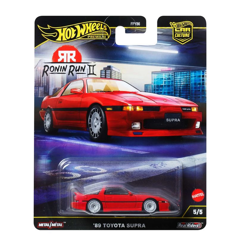Hot Wheels 1/64 Ronin Run II 1989 Toyota Supra A70