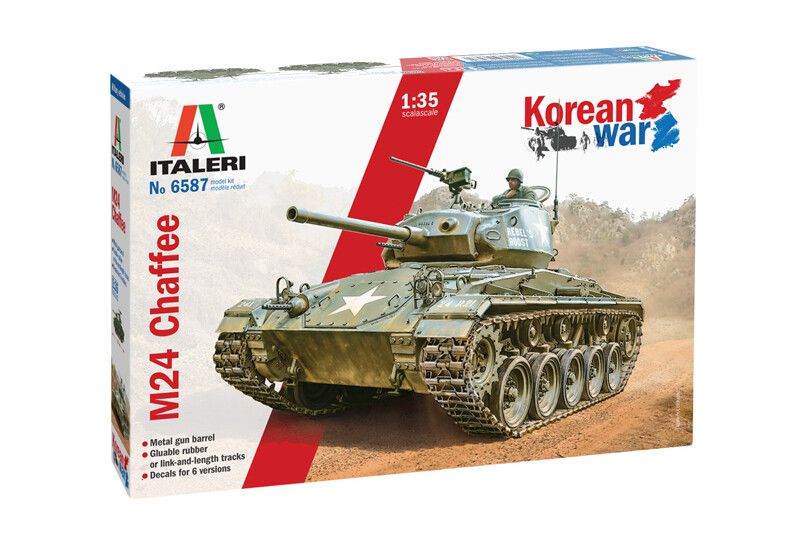 Italeri 1/35 M24 Chaffee Tank Korean War