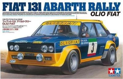 Tamiya 1/20 131 Abarth Rally Olio Fiat