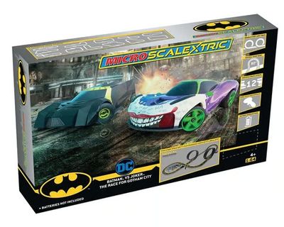 Scalextrics  Batman vs Joker The Race For Gotham City Slot Car and Track Set