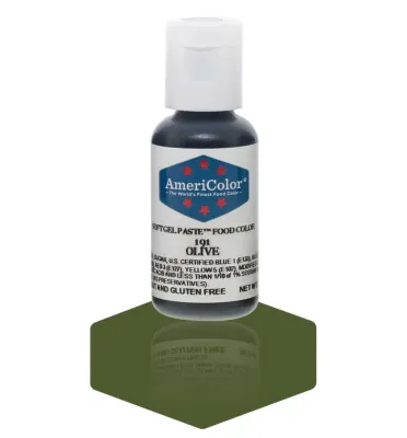 AmeriColor 0.75oz Soft Gel Paste Olive