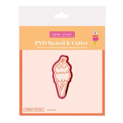 Sweet Sticks Stencil &amp; Cutter Summer