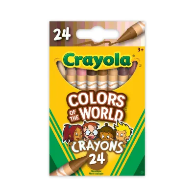 Stevens International Skin Tone Color Pack Crayons 24