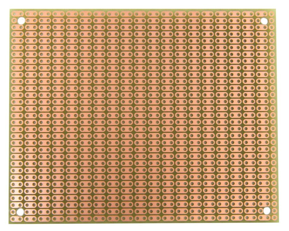 BPS 100x80mm 2 Hold Strip 1 Side ProtoBoard